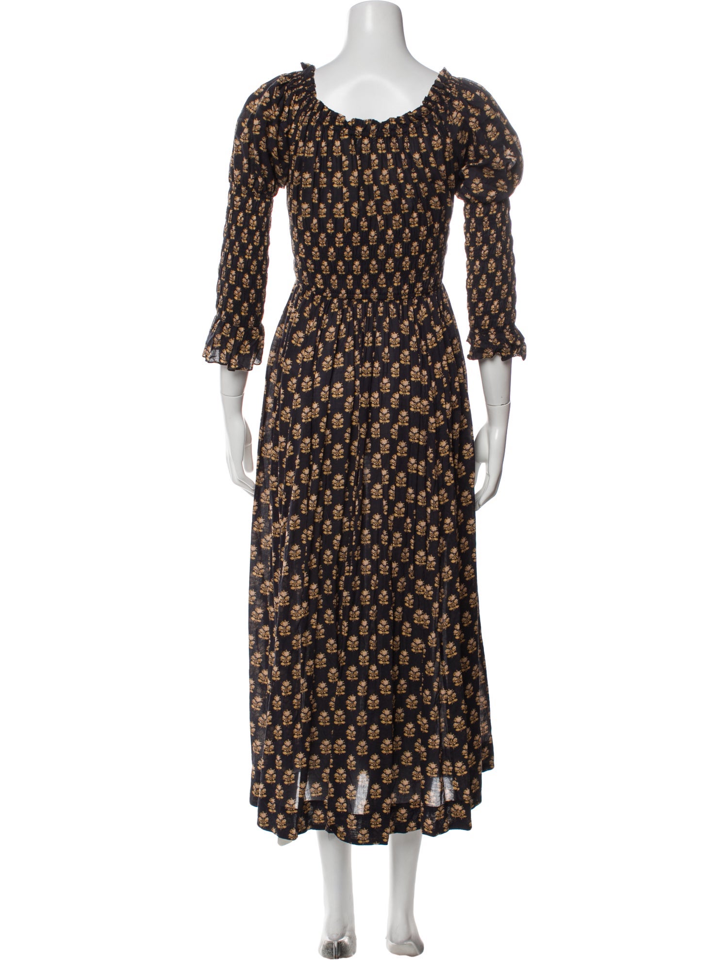 DÔEN Floral Print Long Dress